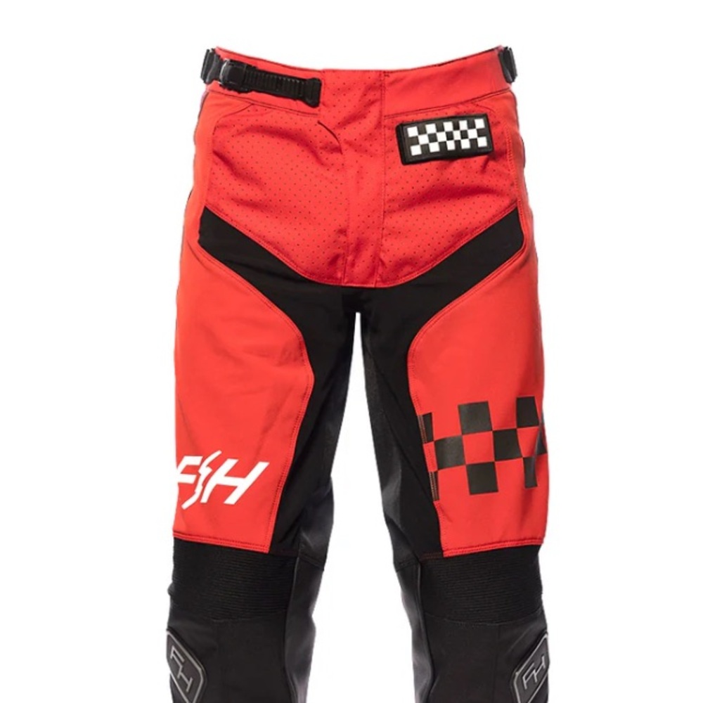 Fasthouse Speed Style Youth Moto Pant - Red/Black Sz 24 Like New
